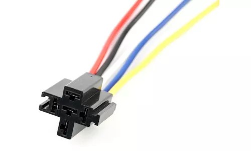 Реле с колодкой 12В 40A