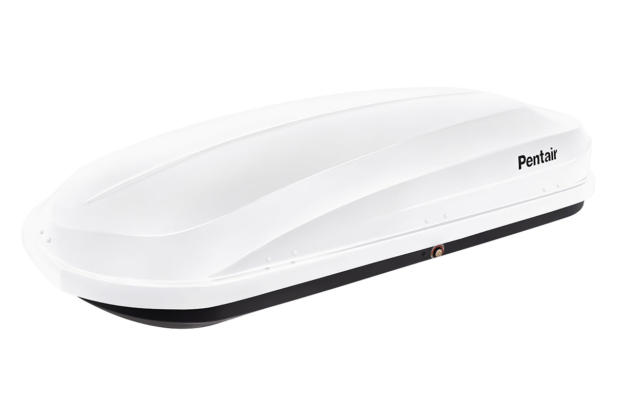 Бокс автомобильный на крышу Pentair RESORT 450L белый глянец, двусторонний