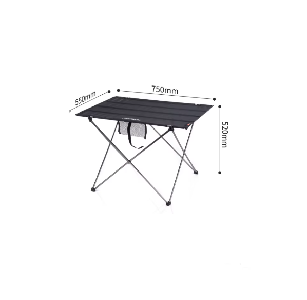 Стол туристический Naturehike алюминиевый, 75х50х52 см, складной, бежевый