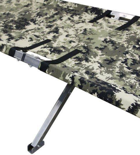 Раскладушка туристическая "СЛЕДОПЫТ" в чехле1950х650х400 мм, труба оцинкованная 25х25 мм 400 кг