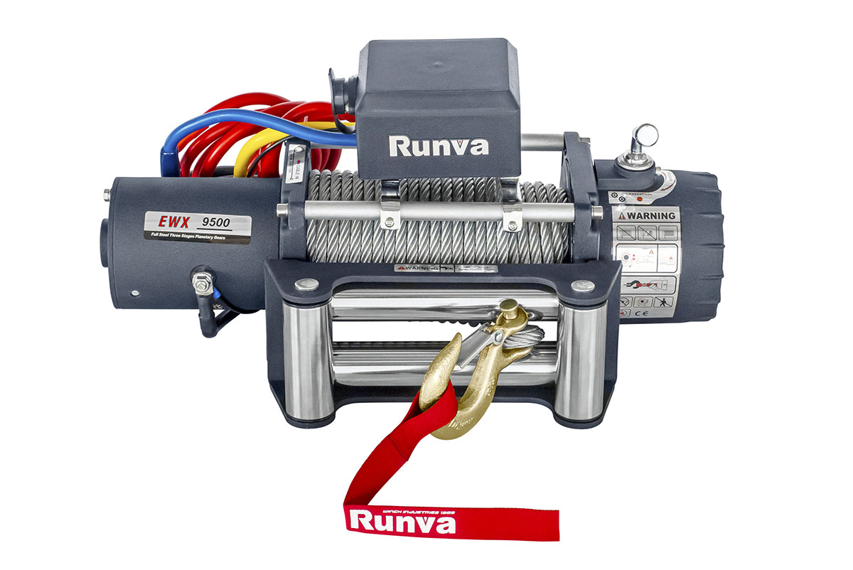 Лебёдка автомобильная электрическая 12V Runva EWX9500S 4350 кг Лебёдка автомобильная электрическая 12V Runva EWX9500S 4350 кг
