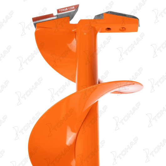 3 Комплект под мотобур шнек ТОНАР MOTOSHTORM 130R+адаптер АШ-02+молоточек