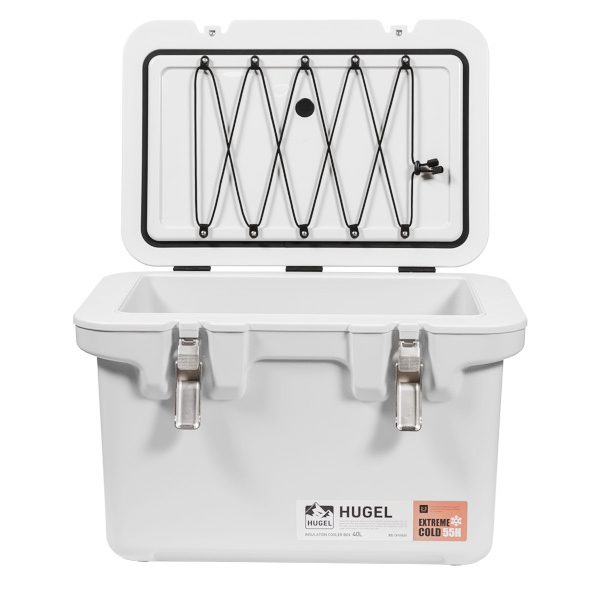 1 Термобокс IRIS HUGEL VACUUM COOLER BOX TC-40 Белый, 40 литров