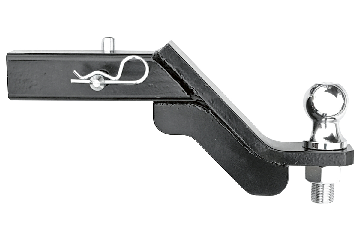 Переходник для установки фаркопа РИФ + шар тип E + палец (занижение 4" - 100 мм) Переходник для установки фаркопа РИФ + шар тип E + палец (занижение 4" - 100 мм)