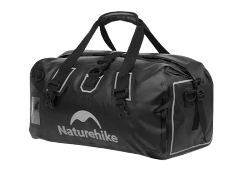 Гермосумка Naturehike 90 л ПВХ (черная)
