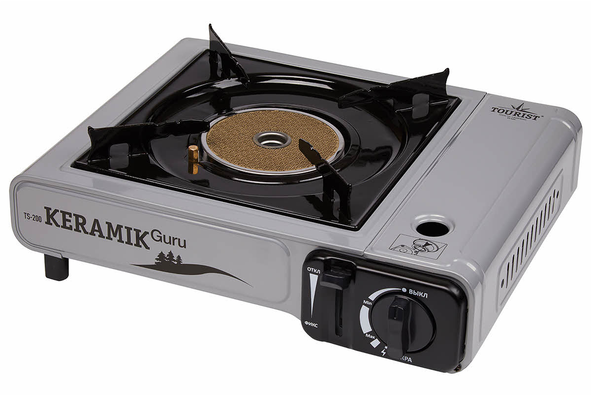 Плита газовая TOURIST KERAMIK GURU, портативная, керамическая, в кейсе
