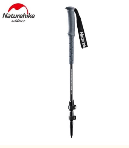Палки треккинговые Naturehike ST03, 62-135 см, алюминиевые, серые, 2 шт.