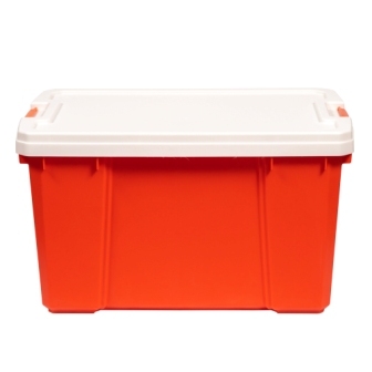 1 Ящик IRIS для хранения, белый/оранжевый, 56 литров
