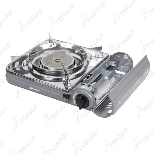 3 Плита газовая портативная в кейсе, горелка керамическая, ветрозащита NISUS