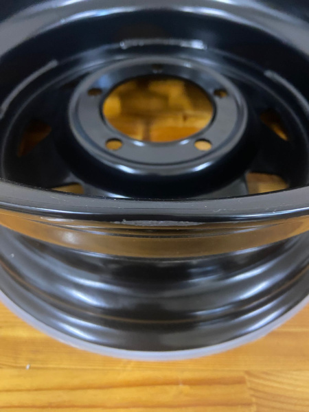 1 Диск усиленный УАЗ стальной черный 5x139,7 7xR16 d110 ET+15 (треуг. мелк.) (уценка)