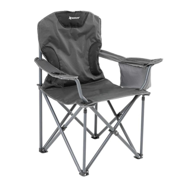 Кресло NISUS складное серое 150 кг. Кресло NISUS складное серое 150 кг.