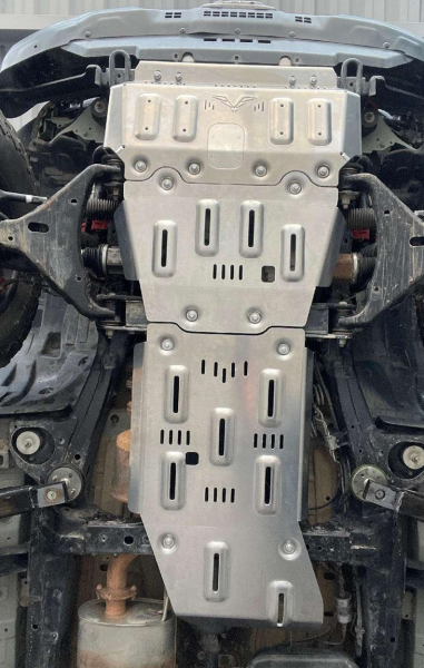 Защита Falcon радиатора, картера, РК, КПП для Tank 300 Off-road version, базовая, алюм. 8 мм