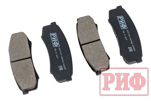 Колодки тормозные задние РИФ Toyota LC120,Mitsubishi Pajero 3, 4