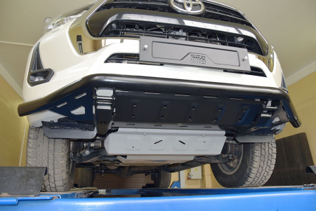 Бампер РИФ силовой передний Toyota Hilux 2020+ (устанававливается только с площадками RIFREV-30000/RIFREV-30001)