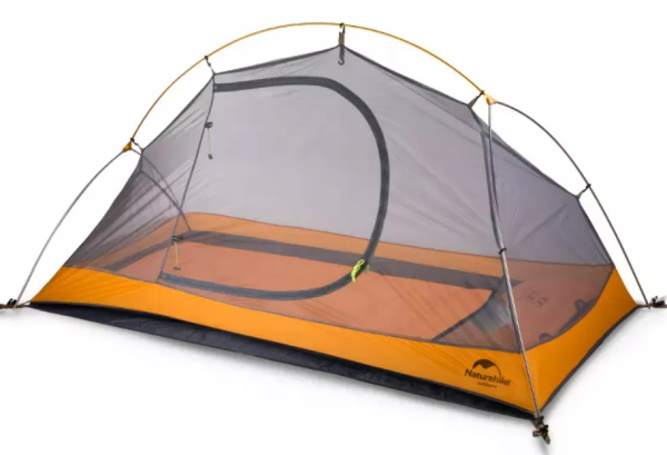 Палатка Naturehike Cycling (Spider) Si 1-местная, алюминиевый каркас, сверхлегкая, оранжевая
