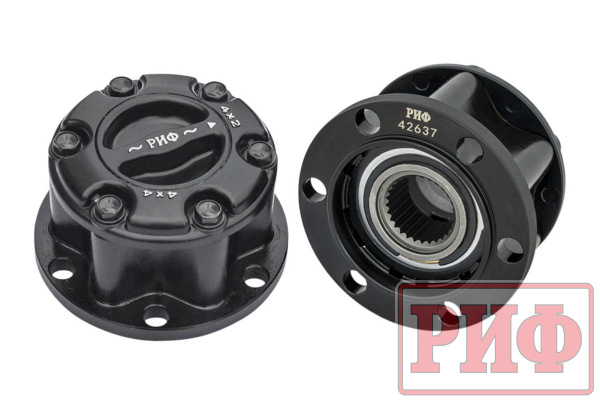 Хабы колесные РИФ для SsangYong (с болтами 12 шт.) усиленные (2 шт.)