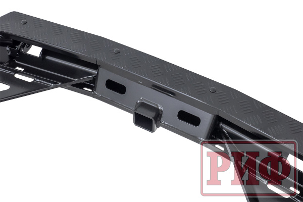 Бампер РИФ силовой задний Haval H5 2019-2021 c квадратом под фаркоп