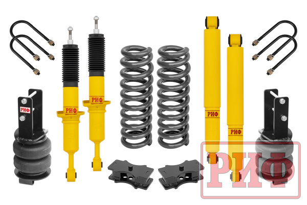 Лифт-комплект РИФ с пневмоподвеской Great Wall Poer 2019+ лифт 40 мм средний