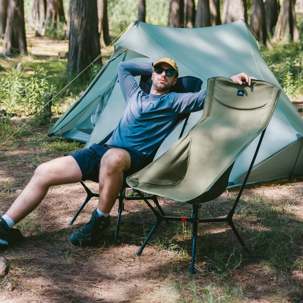 Кресло туристическое Naturehike Yamami YL01 складное, 81,5х56х99 см, до 140 кг, серое