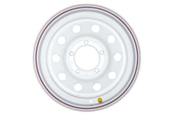 Диск усиленный УАЗ стальной белый 5x139,7 7xR16 d110 ET+15