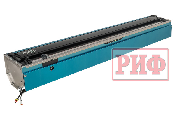 Крышка кузова РИФ для Foton Tunland G7/G9, роллета раздвижная с электроприводом 1587х1666 мм, алюминиевая, черная