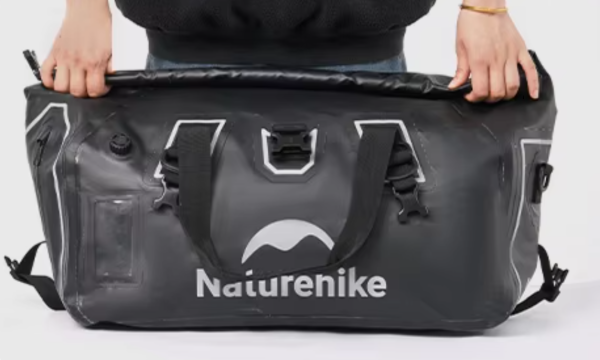 Гермосумка Naturehike 60 л ПВХ (черная)