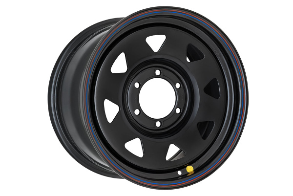 Диск усиленный Тойота Ниссан стальной черный 6x139,7 8xR17 d110 ET+20 (треугольник мелкий)