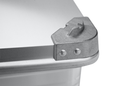 Ящик алюминиевый РИФ усиленный с замком 782х385х379 мм (ДхШхВ)