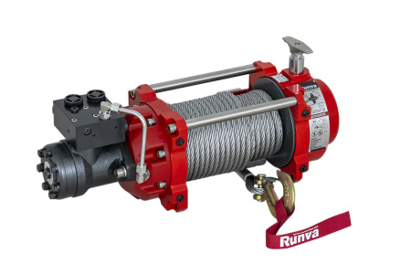 Лебёдка гидравлическая Runva 15000 lbs 6800 кг Лебёдка гидравлическая Runva 15000 lbs 6800 кг