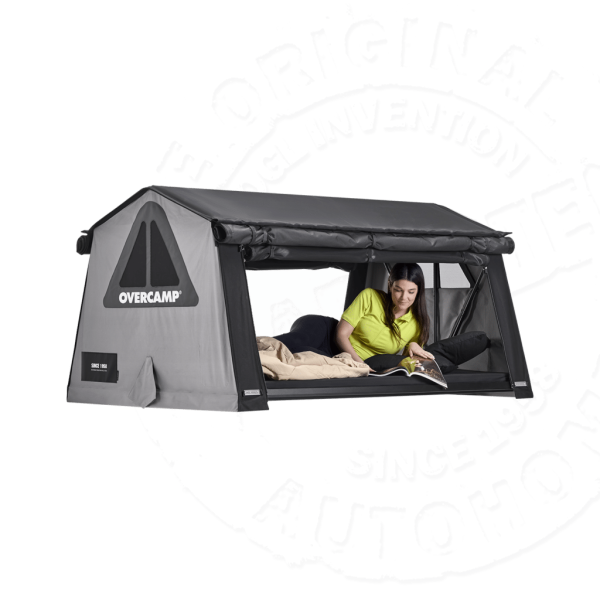 1 Палатка на крышу автомобиля AUTOHOME OVERCAMP SMALL, тент синий, лестница 215 мм