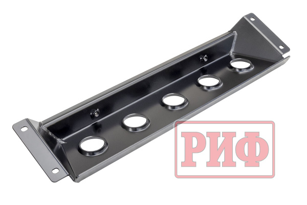 Защита радиатора под бампер РИФ для ГАЗ Соболь лифт +50 мм