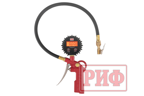 Пистолет для подкачки колес с электронным манометром РИФ от 0,3 до 7 атм.