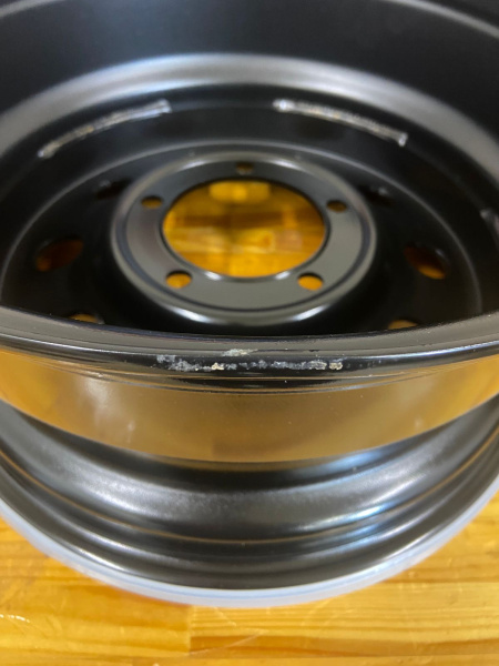 1 Диск усиленный УАЗ стальной черный 5x139,7 7xR16 d110 ET+25 (уценка)