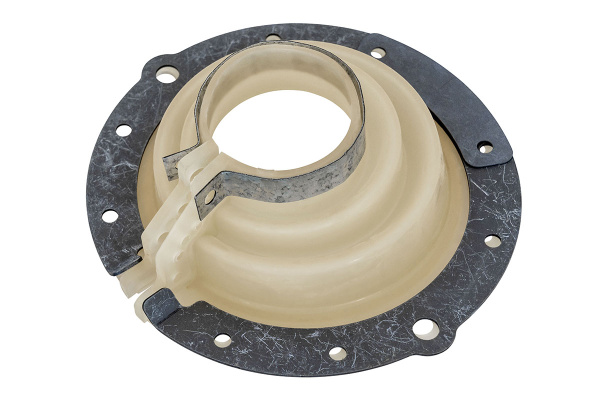 Пыльник поворотного кулака нов.обр. УАЗ с мостами Тимкен, Спайсер, Гибридный (2 шт.) прозрачный