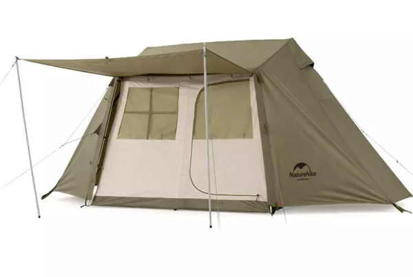 Палатка Naturehike Village 4-местная, алюминиевый каркас, зеленый