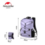 8 Рюкзак туристический Naturehike 18 л, ПВХ, фиолетовый