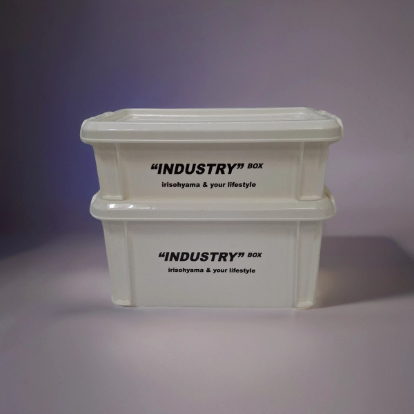 Контейнер IRIS для хранения, с крышкой, белый