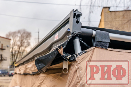 Стенки к автомобильной маркизе РИФ 2.5Х2.5 м Black Out