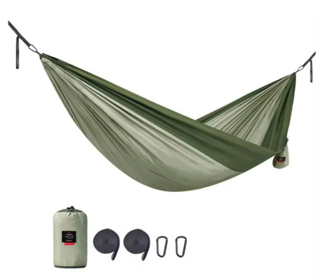 Гамак Naturehike без планок, туристический, эпонж, зеленый