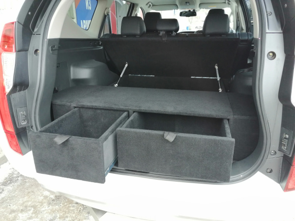 Органайзер в багажник "Экспедиция" для Mitsubishi Pajero Sport 3