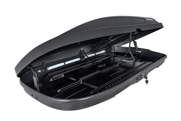Бокс автомобильный на крышу Pentair RESORT 290 л черный глянец, двусторонний