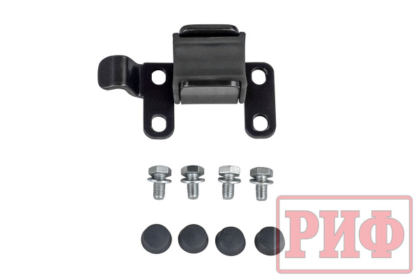 Бампер задний силовой/защита штатного бампера РИФ Renault Duster 2021+ c квадратом под фаркоп