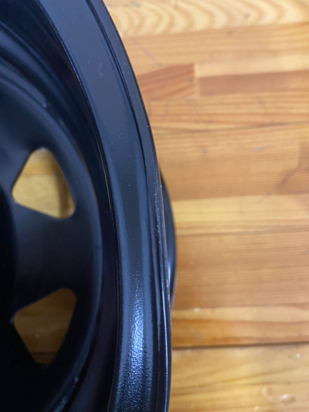 Диск усиленный УАЗ стальной черный 5x139,7 7xR16 d110 ET0 (треуг. мелкий) (уценка)