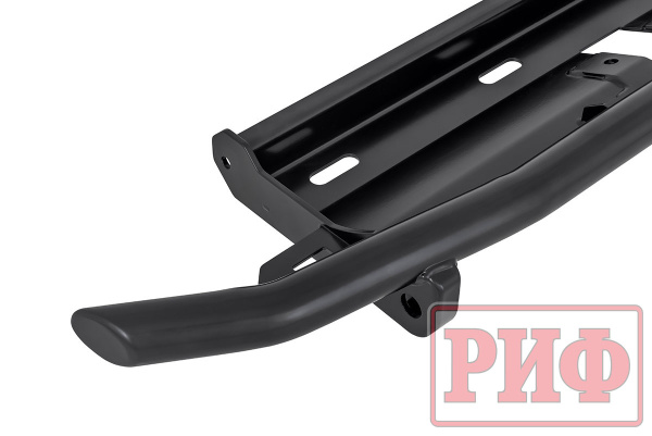 Бампер РИФ силовой задний/защита штатного бампера Lada Niva Travel с возможностью установки фаркопа