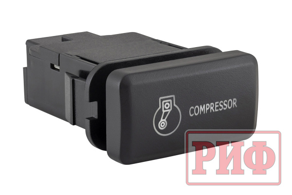Кнопка ВКЛ/ВЫКЛ, белый, COMPRESSOR TOYOTA 40x20 горизонтальная