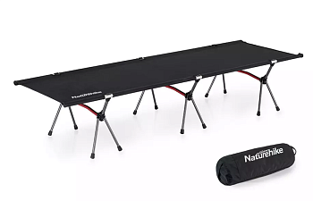 Раскладушка Naturehike XJC06 190х65х38 см, до 150 кг, черная