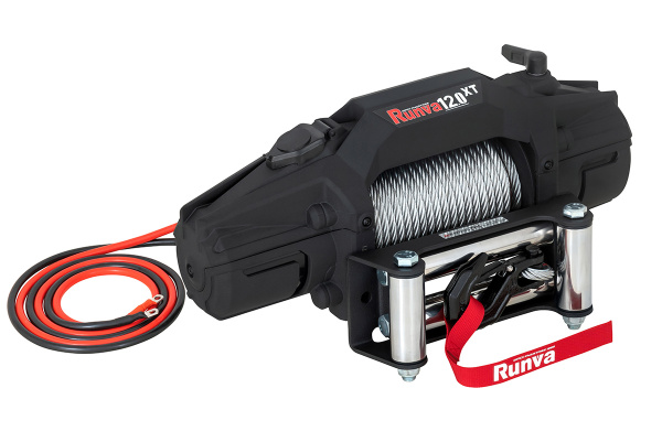 Лебёдка электрическая 12V Runva 12000 lbs 5443 кг стальной трос