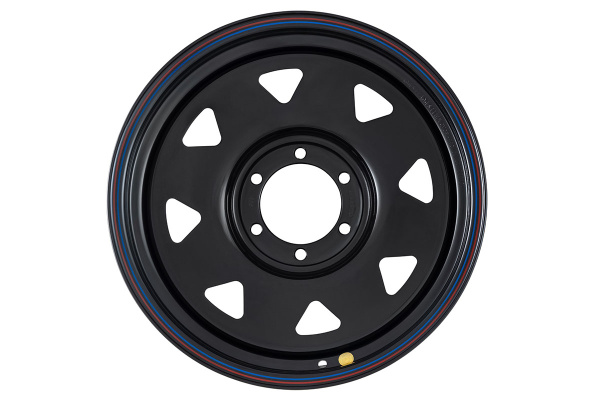 Диск усиленный Тойота Ниссан стальной черный 6x139,7 8xR18 d110 ET+20 (треуг.)