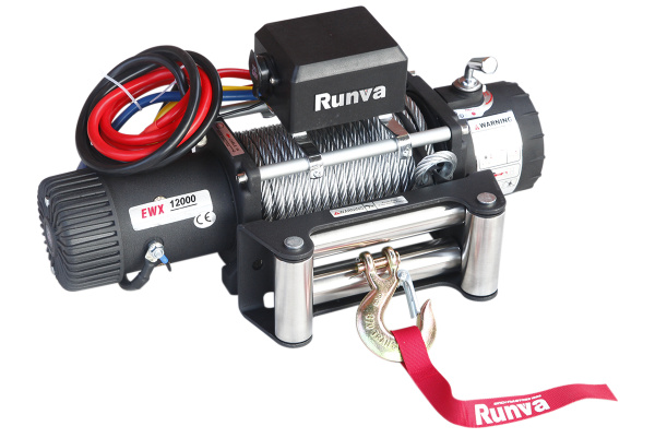 Лебёдка электрическая 24V Runva EWX12000S24V 5443 кг (стальной трос)