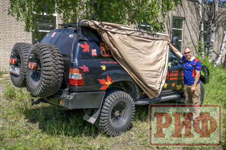 Маркиза автомобильная РИФ веерная 3,0х3,0 м (правая)